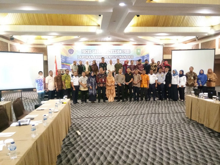 Bappeda Hadiri Ekpos Laporan Akhir RILLAJ Provinsi Riau