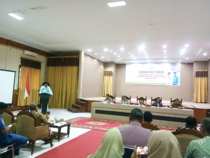Bappeda Kampar Hadiri RKP Ranperda RTRW Siak