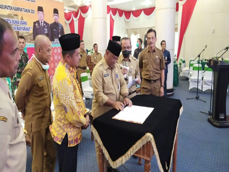 Pemkab Kampar Gelar Musrenbang Secara Online, Pertama di Indonesia