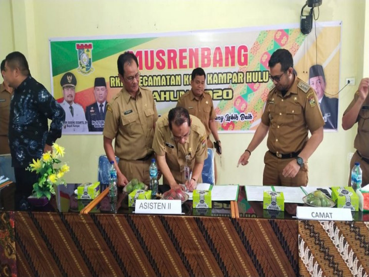 Musrenbangcam di Koto Kampar Hulu, Kades dan Camat diajak Kreatif dan Inovatif Dalam Membangun