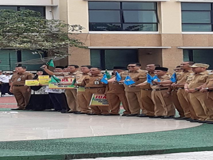 Bappeda Kampar Juara II Lomba Kebersihan