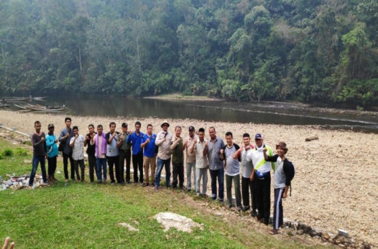 PEMERINTAH GESA PEMBANGUNAN JALUR INTERPRETASI DI KAMPAR KIRI HULU