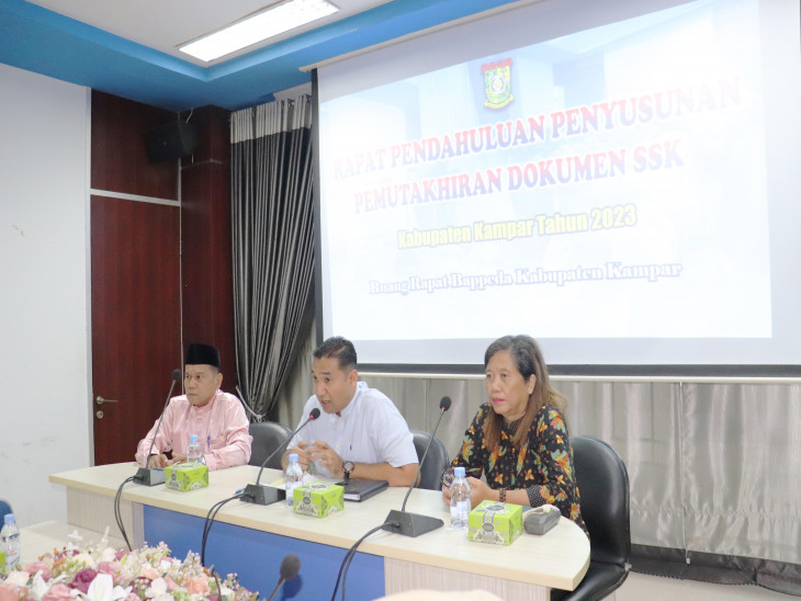 LAPORAN PENDAHULUAN PENYUSUNAN PEMUTAKHIRAN DOKUMEN SSK KABUPATEN KAMPAR