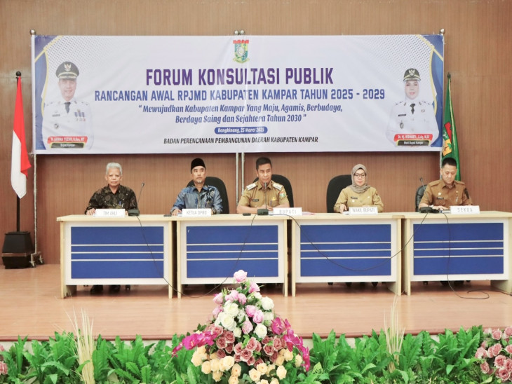 Bappeda Kampar Gelar FKP Ranwal RPJMD Kampar 2025-2029