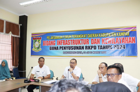 FORUM GABUNGAN PERANGKAT DAERAH DALAM RANGKA PENYUSUNAN RKPD KABUPATEN KAMPAR TAHUN 2024