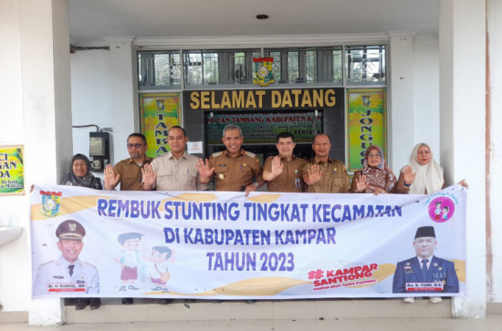 KABUPATEN KAMPAR GELAR REMBUK STUNTING KECAMATAN