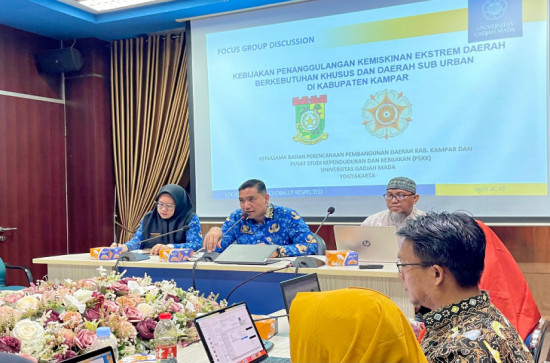 Bappeda Kerjasama Dengan PSKK UGM Susun Kajian Kebijakan Penanggulangan Kemiskinan Ekstrem