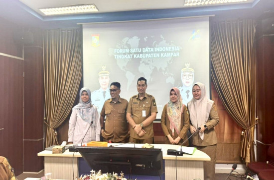 Bappeda Kampar Perkuat Tata Kelola Kelembagaan Satu Data Indonesia Kabupaten Kampar