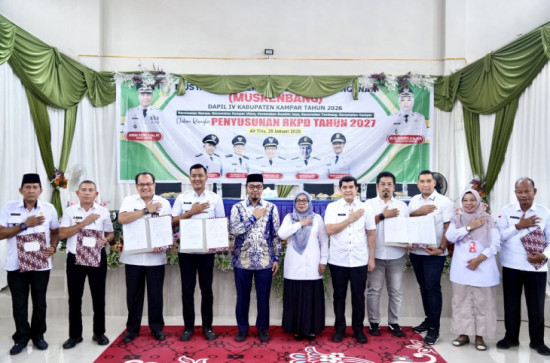 Musrenbang Lima Kecamatan Dapil IV Dibuka Bupati Kampar, 1.058 Usulan masuk dari 59 Desa.